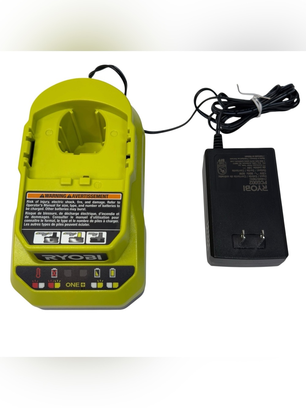 RYOBI PCG002 18V Volt ONE+ Lithium-Ion Battery Charger